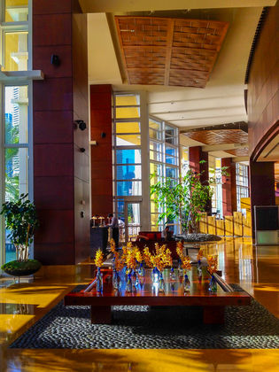The Mandarin Hotel lobby