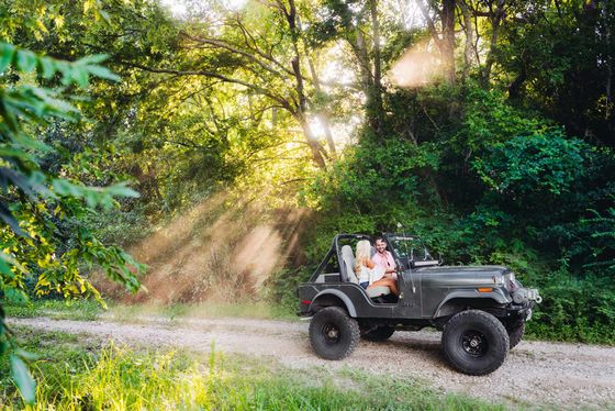 Jeep Engagement Photos