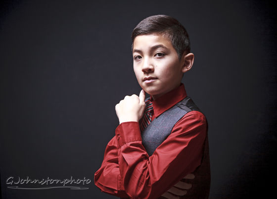 Confident young man.