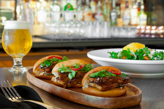 Bahn Mi Pork Belly Sliders - Advertising, Shearwater tavern, Kihei, Maui