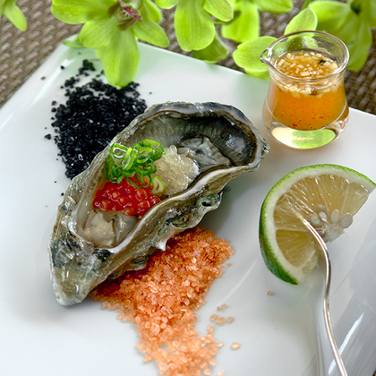 Oyster on the Half-Shell - Advertising - Prince Resorts, Hapuna Beach, Hawaii