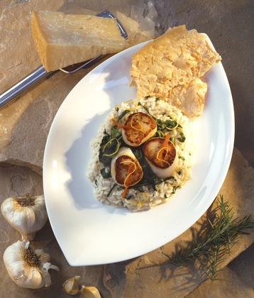 Seared Scallop Risotto - Advertising - Fairmont Resort - Wailea, Maui