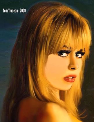 Beauty - Detail. Oil Painting by Tommi Trudeau.