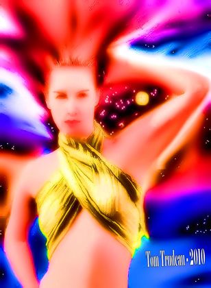 Goddess Natalie - Oil Painting by Tommi Trudeau.