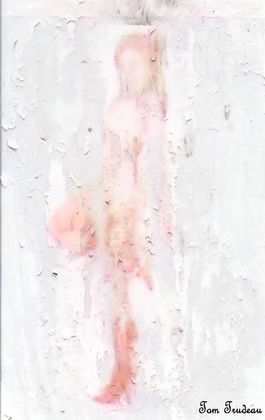 Girl in the Wall - Oil Painting by Tommi Trudeau.