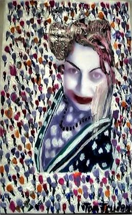 Flower Child - Oil Painting by Tommi Trudeau.