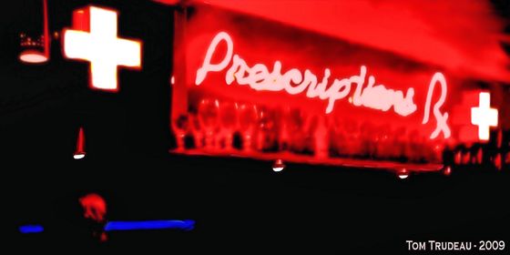 Drunk at the Good Hurt Bar - Artistic Photography by Tommi Trudeau.
