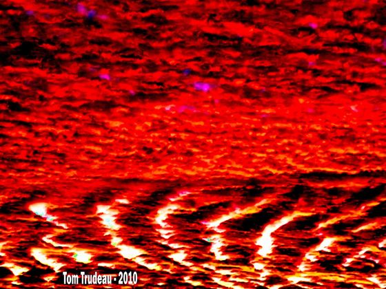 Surface of Mercury - Oil Painting by Tommi Trudeau.