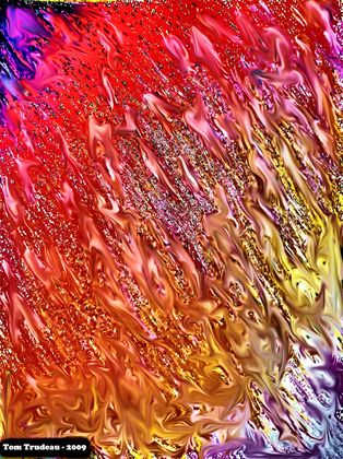 Fire of Passion - Pastel & Oil Painting by Tommi Trudeau.