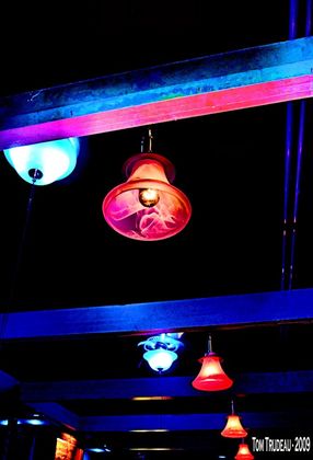 Lights at the Oxwood Inn - Artistic Photography by Tommi Trudeau.