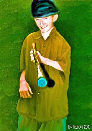 Mr. Bogard - Oil Painting by Tommi Trudeau.