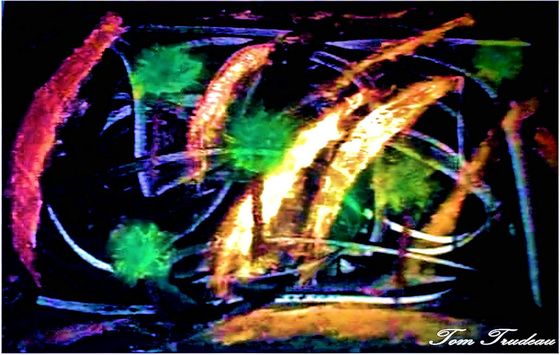 Palms - Oil Painting by Tommi Trudeau.