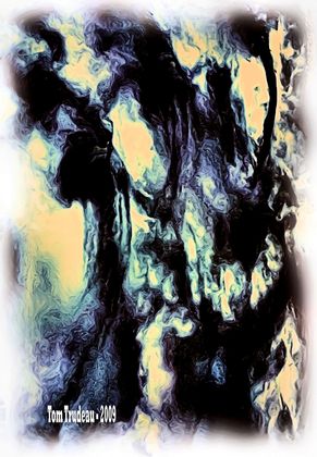 Spirits Who Haunt the Tree - Watercolor Painting by Tommi Trudeau.