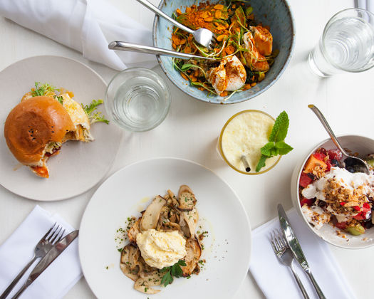 Breakfast spread