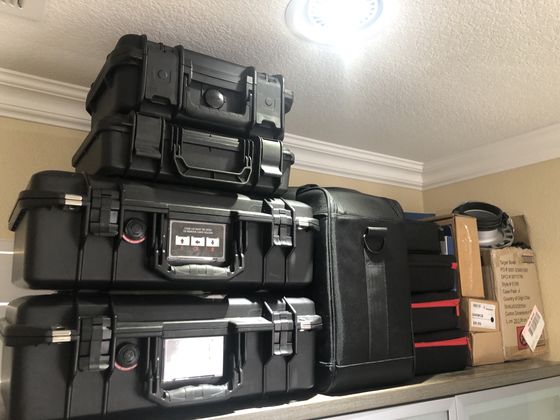 cases filled with glass (LENS)