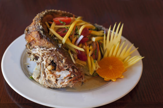 whole red snapper
