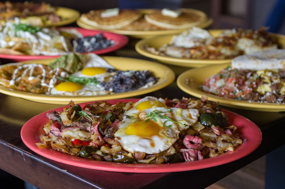 Burger Bar - breakfast assortment