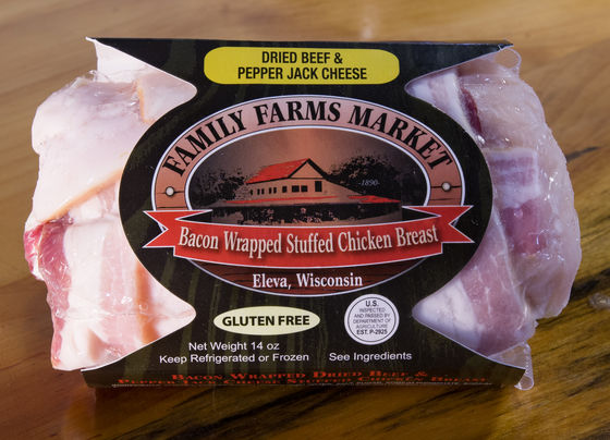 Family Farms - bacon wrapped chicken breast